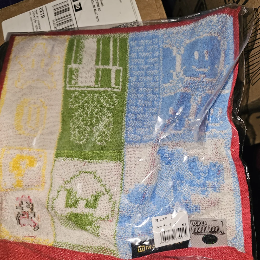 Super Mario Colorful Knit Scarf